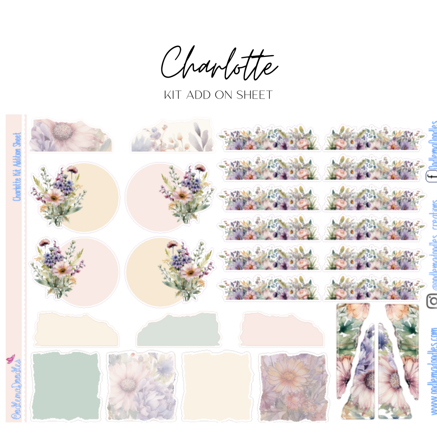 Charlotte Addon & Extra Washi Options