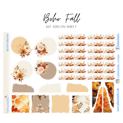 Boho Fall Addon & Extra Washi Options