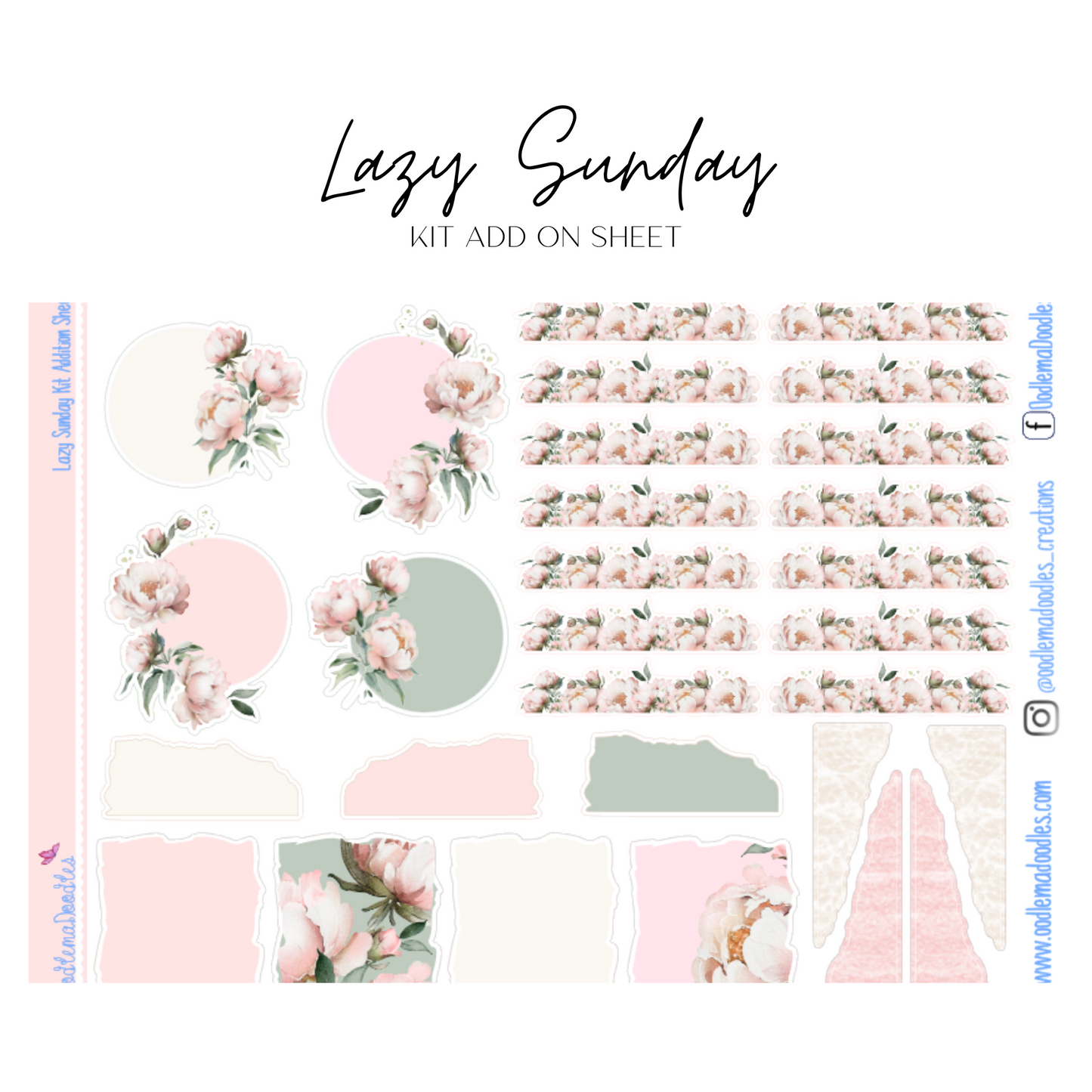 Lazy Sunday Addon & Extra Washi Options