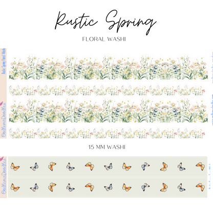 Rustic Spring Addon & Extra Washi Options