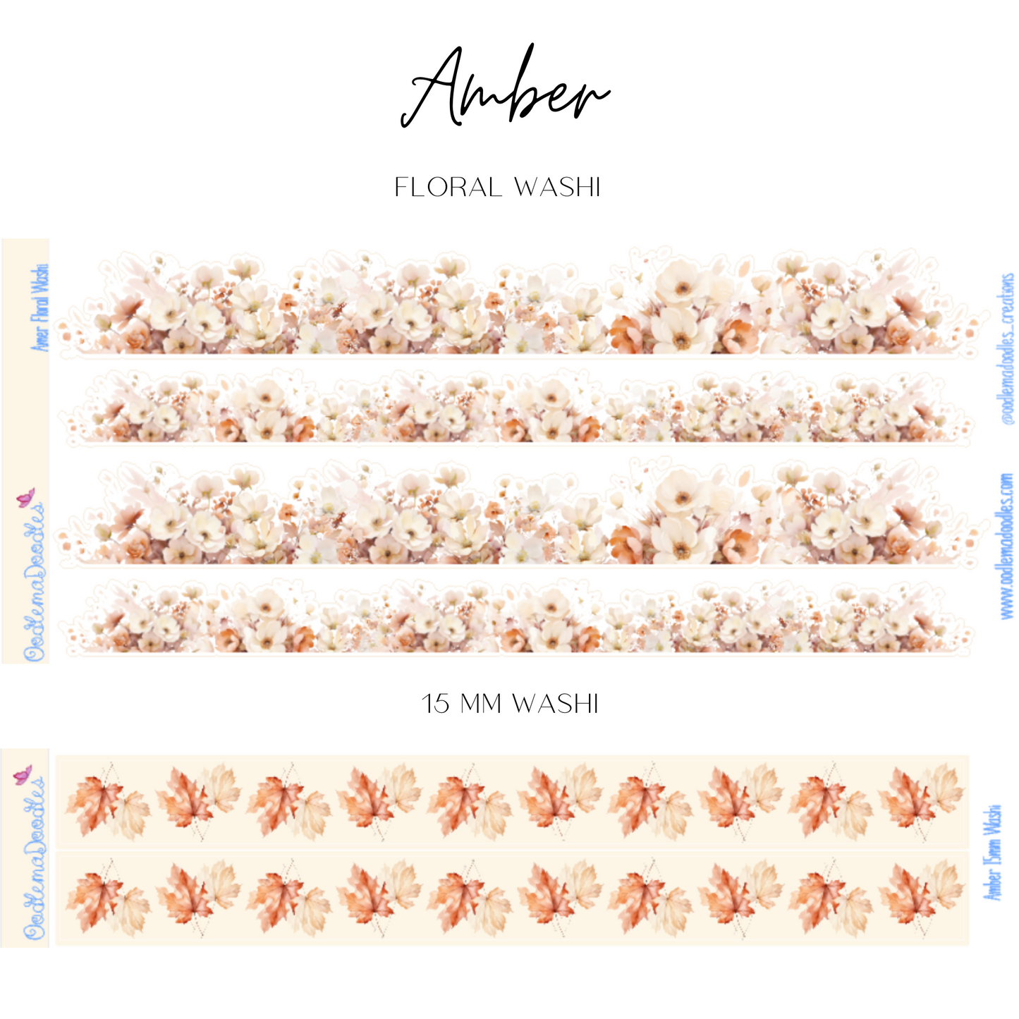 Amber Addon & Extra Washi Options