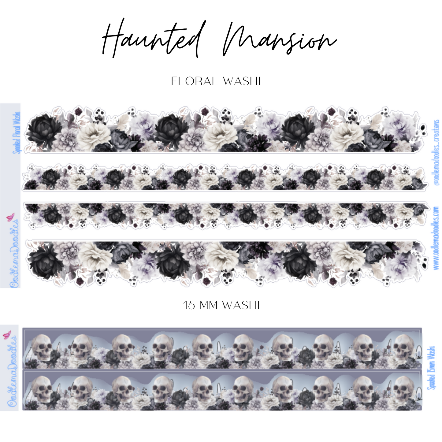 Haunted Mansion Addon & Extra Washi Options