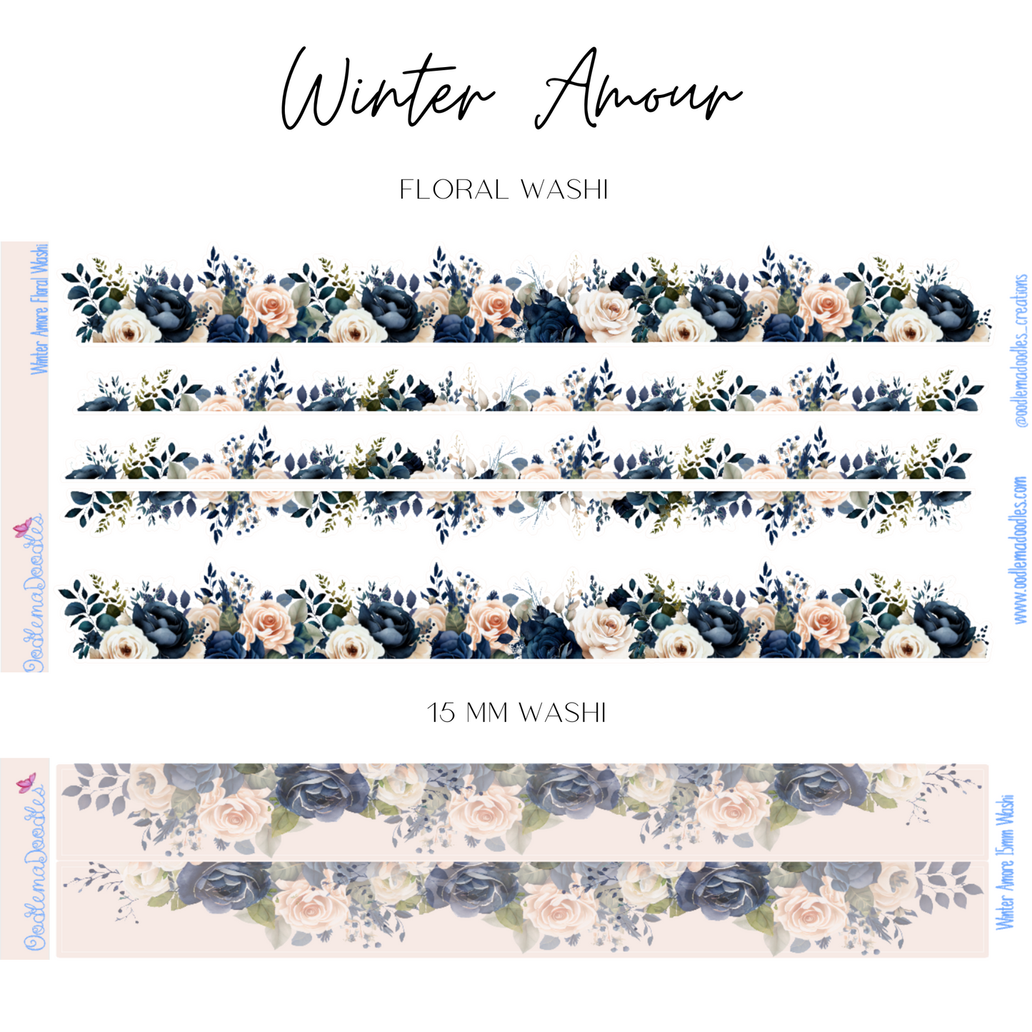 Winter Amour Addon & Extra Washi Options