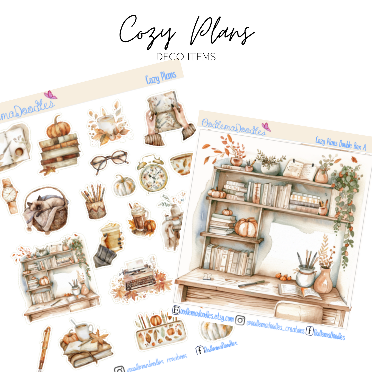 Cozy Plans Addon & Extra Washi Options