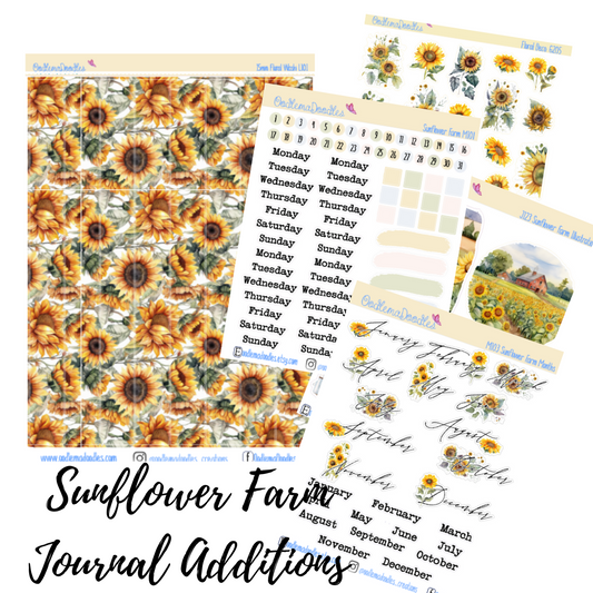 Sunflower Farm Journaling Addons
