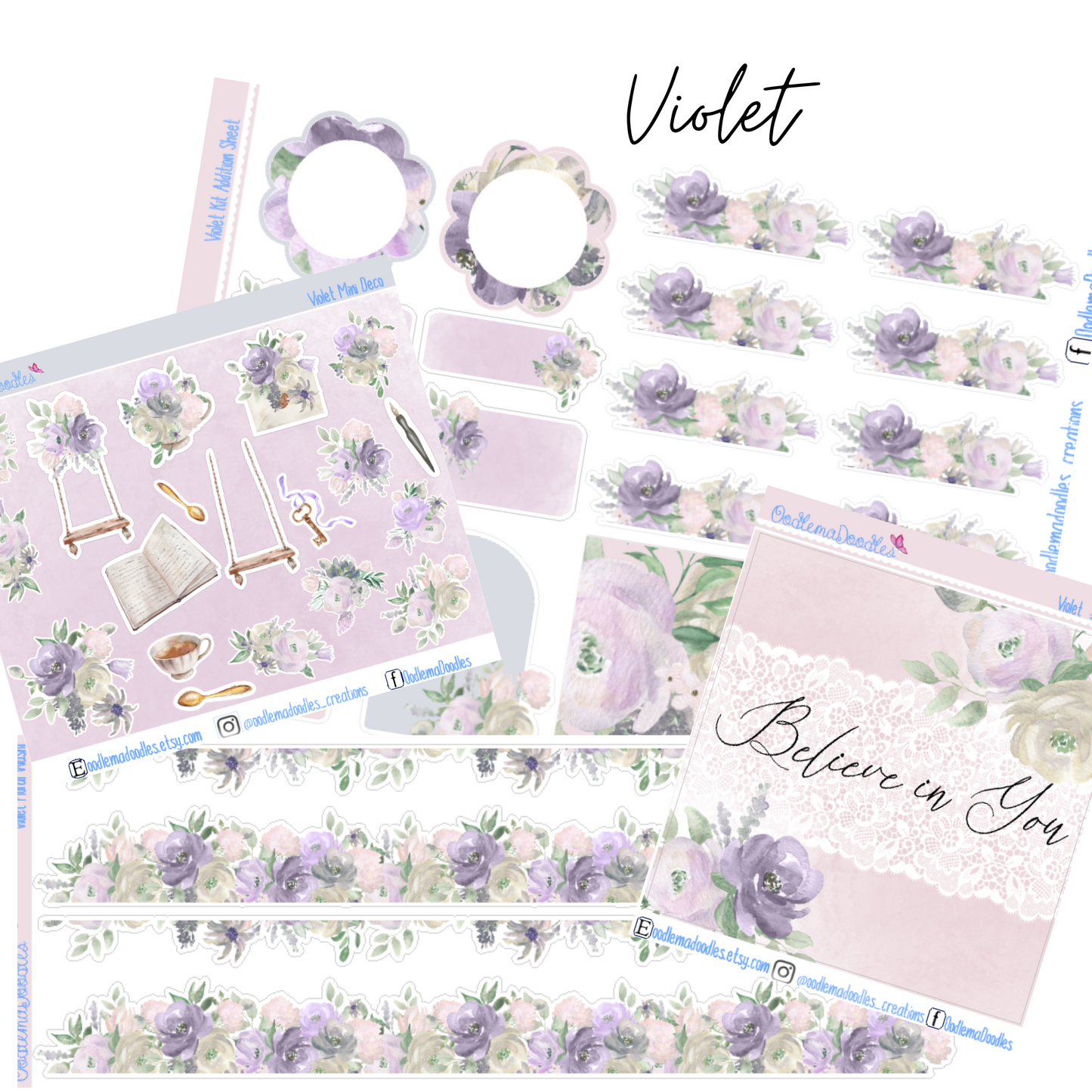 Violet Addon & Extra Washi Options