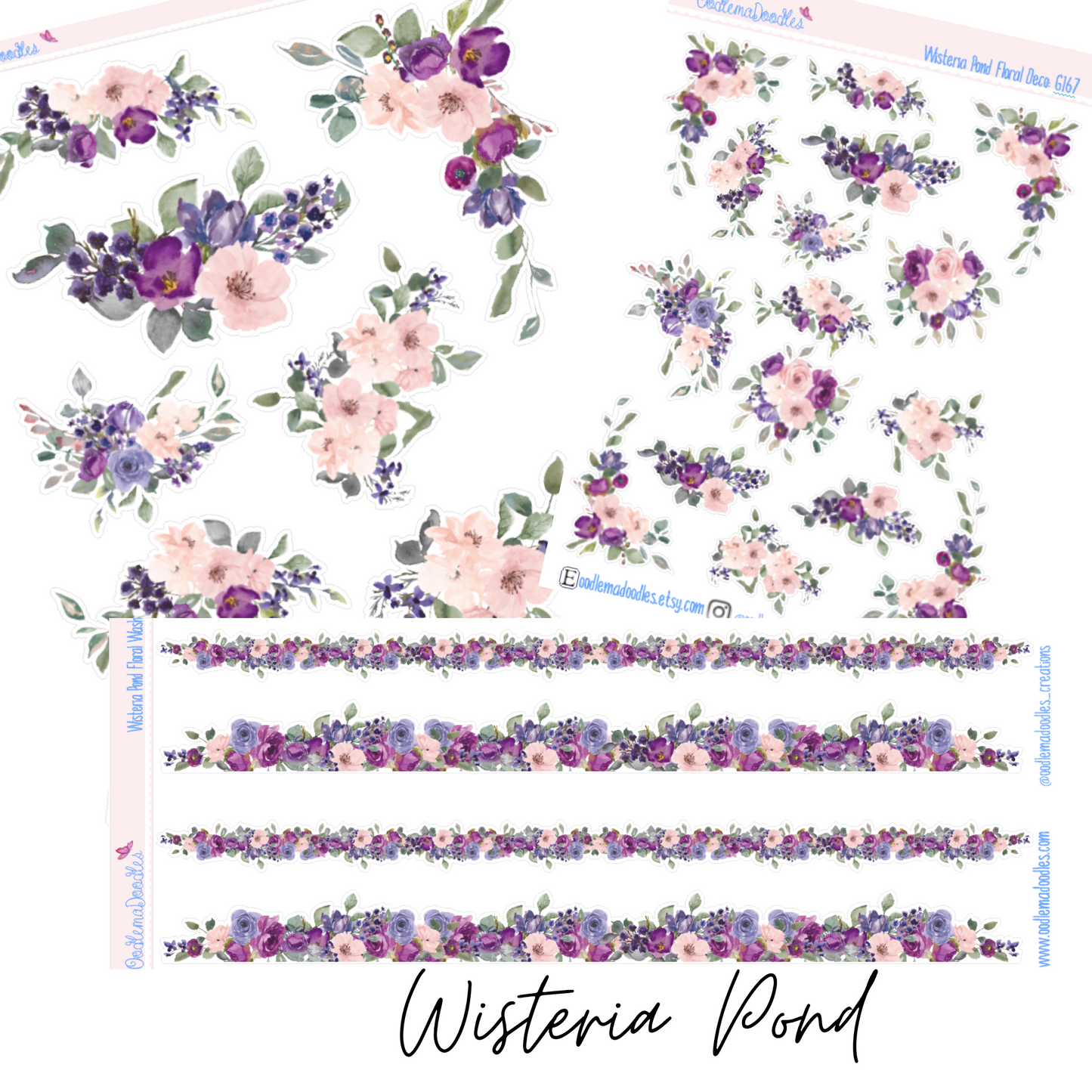 Wisteria Pond Addon & Extra Washi Options