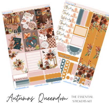 Autumns Queendom Essential Planner Sticker Kit - oodlemadoodles