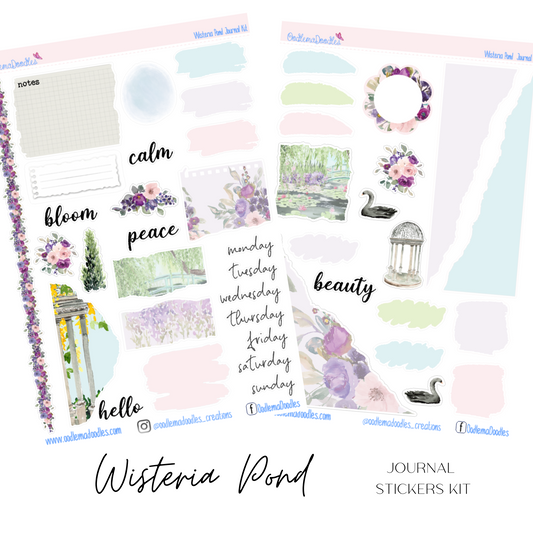 Wisteria Pond Journal Set