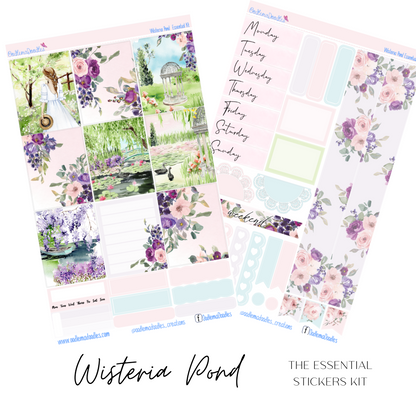 Wisteria Pond Essential Planner Sticker Kit