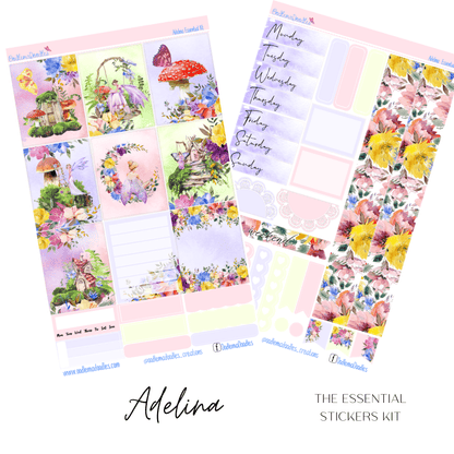 Adelina Essential Planner Sticker Kit - oodlemadoodles