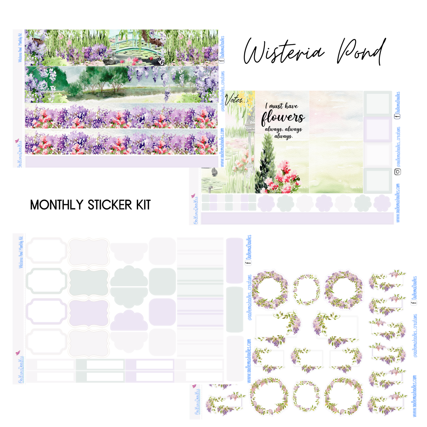 Wisteria Pond Monthly View