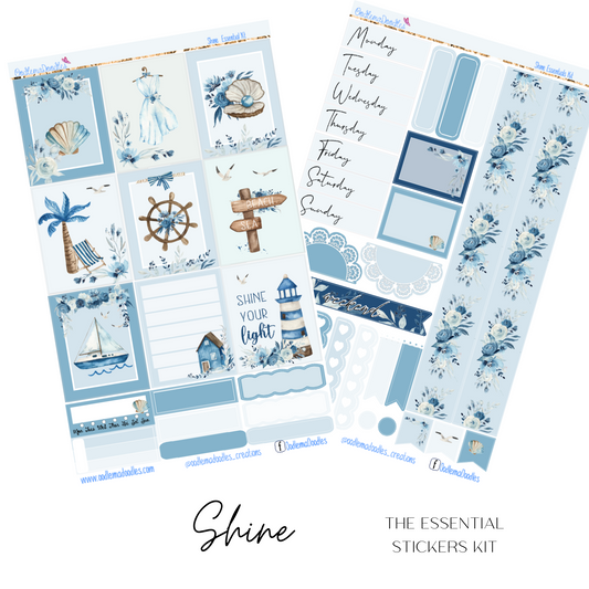 Shine Essential Planner Sticker Kit
