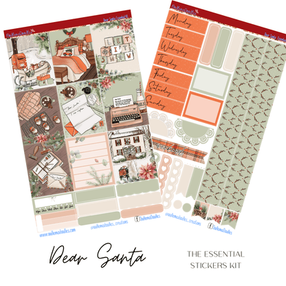 Dear Santa Essential Planner Sticker Kit - oodlemadoodles