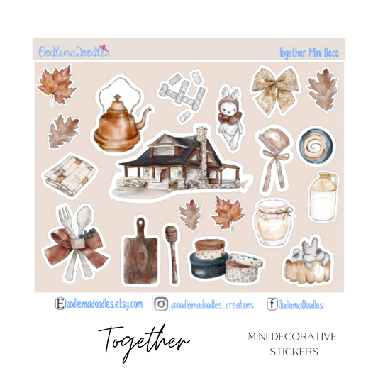 Together Mini Decorative Stickers