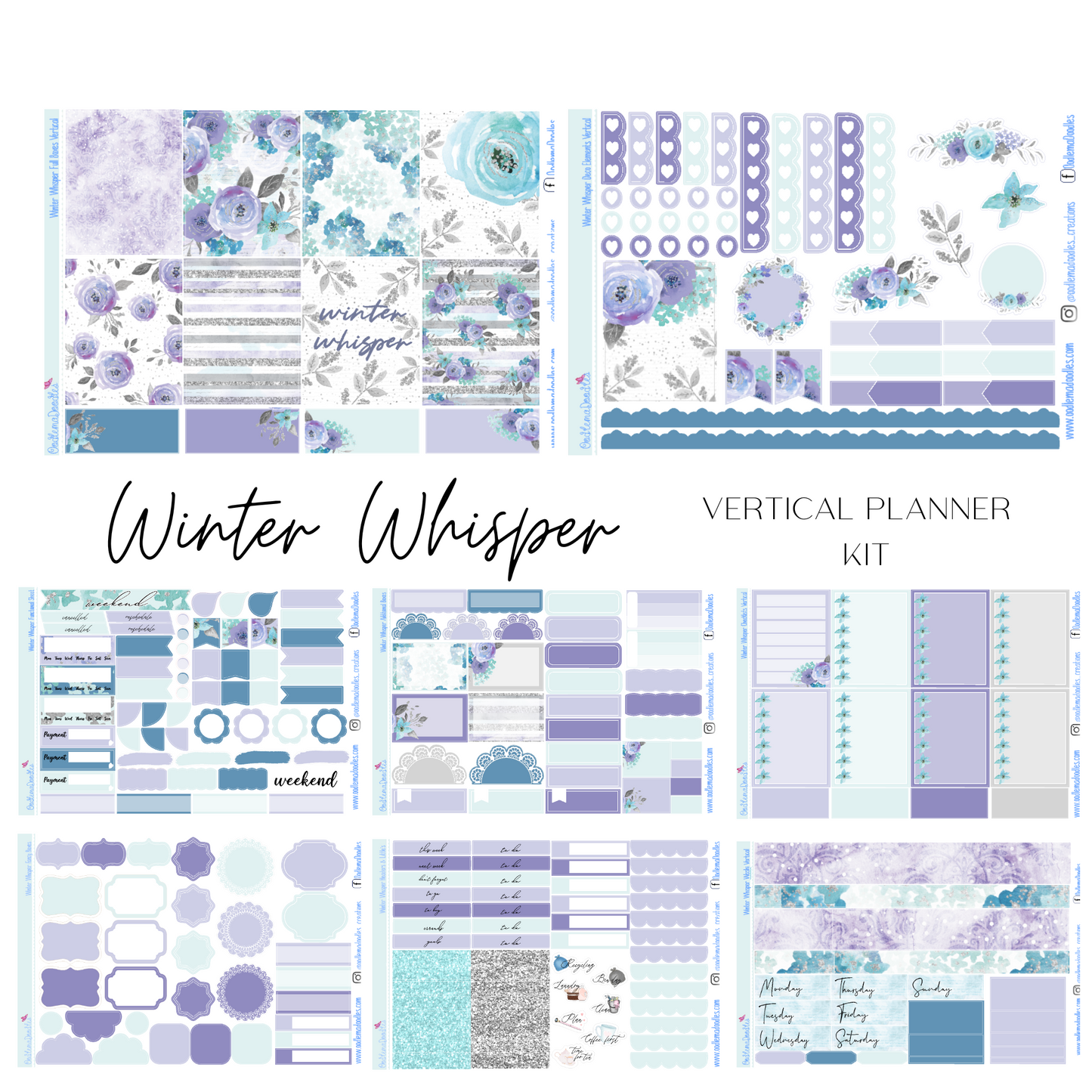 Winter Whisper Vertical Weekly