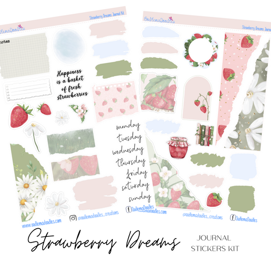 Strawberry Dreams Journal Set
