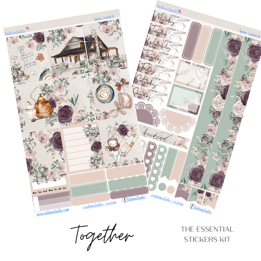 Together Essential Planner Sticker Kit