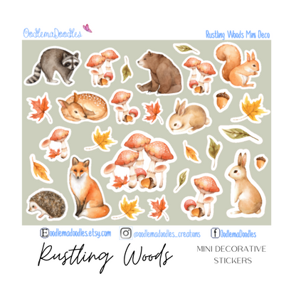 Rustling Woods Mini Decorative Stickers