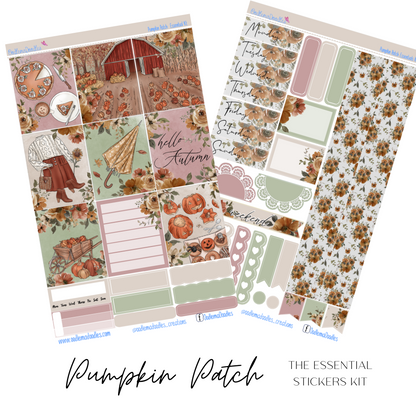 Pumpkin Patch Essential Planner Sticker Kit