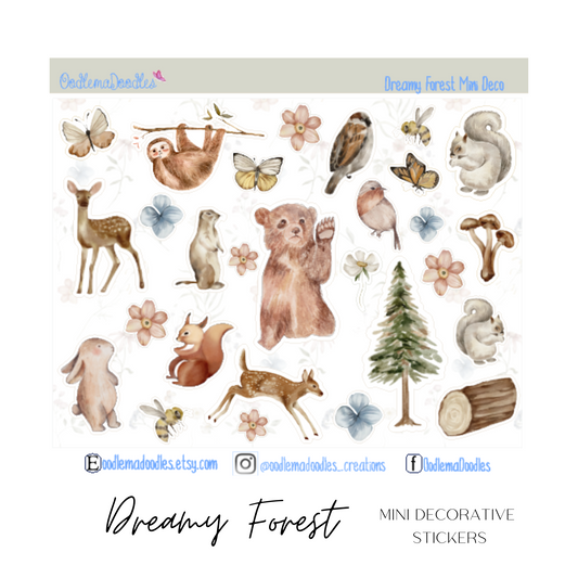 Dreamy Forest Mini Decorative Stickers