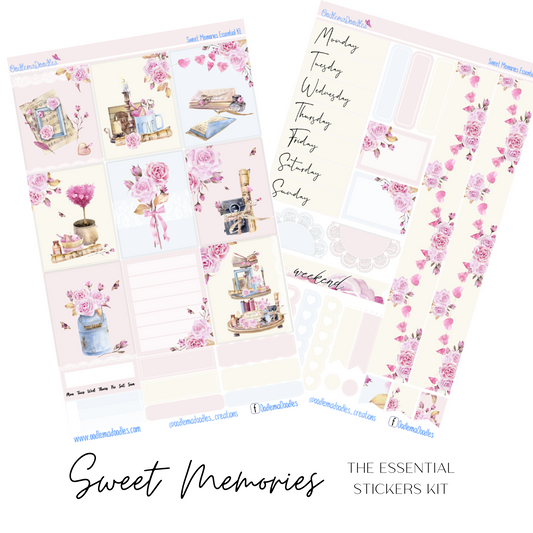 Sweet Memories Essential Planner Sticker Kit
