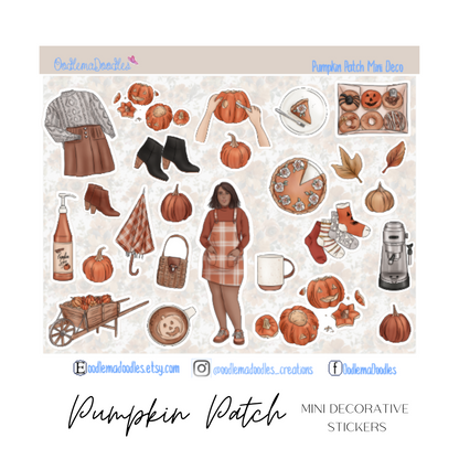 Pumpkin Patch Mini Decorative Stickers