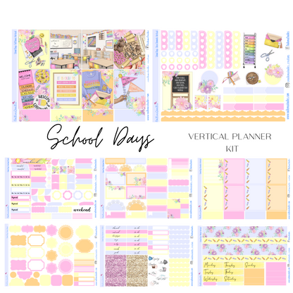 School Days Vertical Weekly