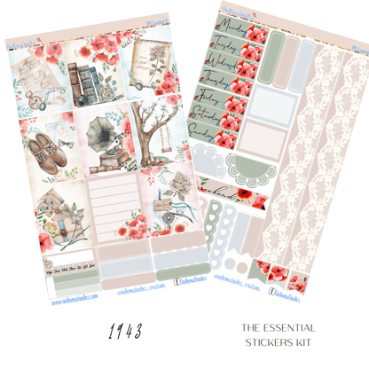 1943 Essential Planner Sticker Kit - oodlemadoodles