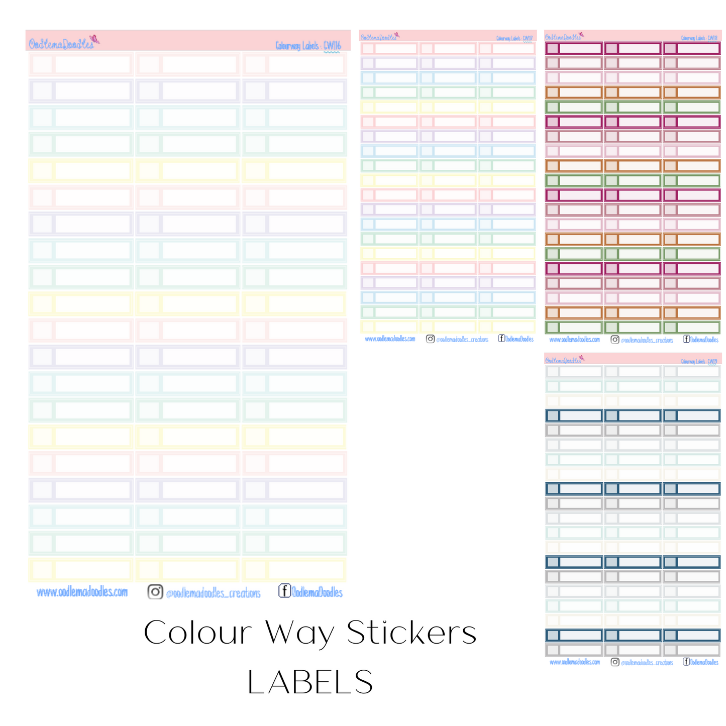 Labels Colourway Collection