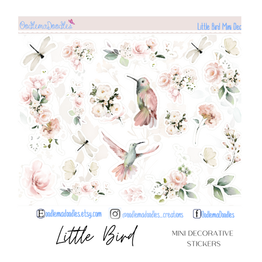Little Bird Mini Decorative Stickers
