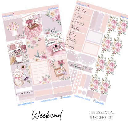 Weekend Essential Planner Sticker Kit