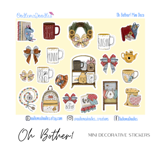 Oh Bother!- Decorative Stickers