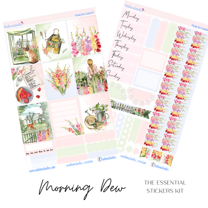 Morning Dew Essential Planner Sticker Kit