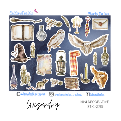 Wizardry Mini Decorative Stickers