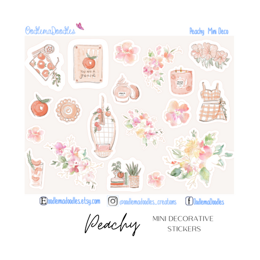 Peachy Decorative Stickers