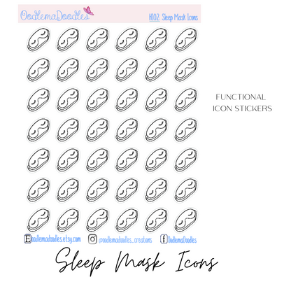 Sleep Mask Icons