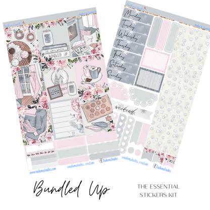 Bundled Up Essential Planner Sticker Kit - oodlemadoodles