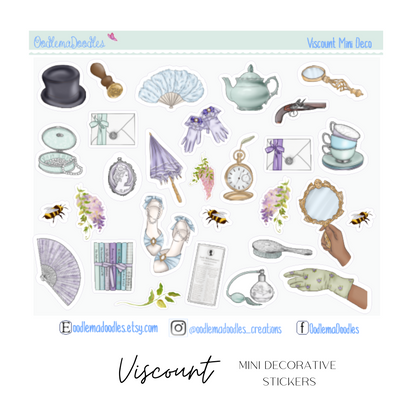 Viscount Mini Decorative Stickers