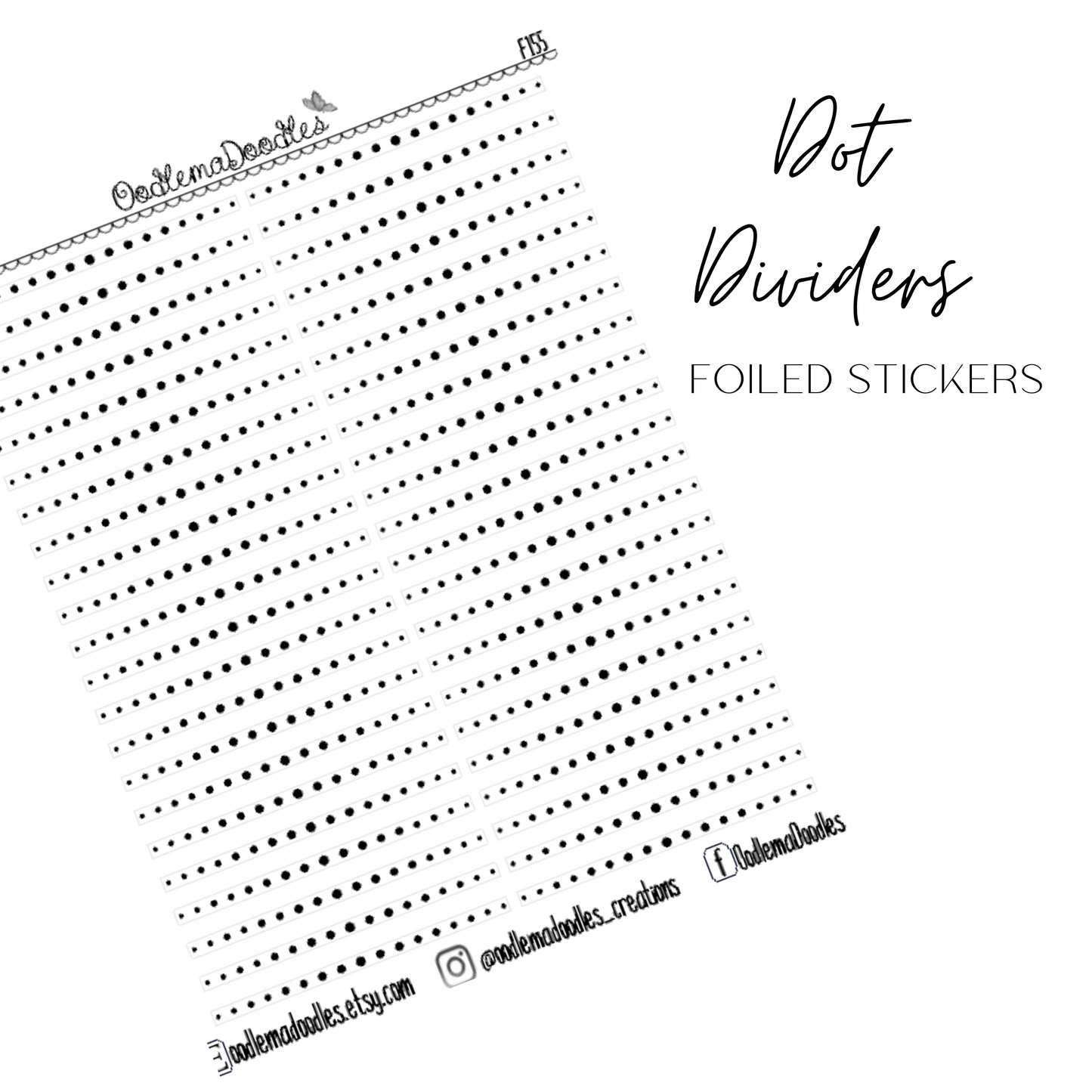 Dot Dividers - oodlemadoodles