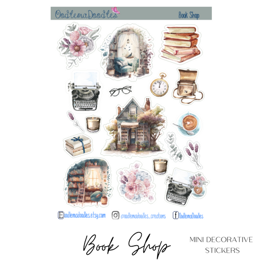 BookShop Mini Decorative Stickers