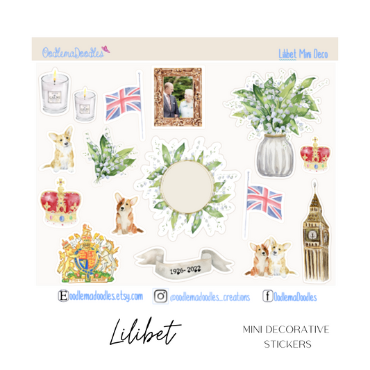 Lilibet Mini Decorative Stickers