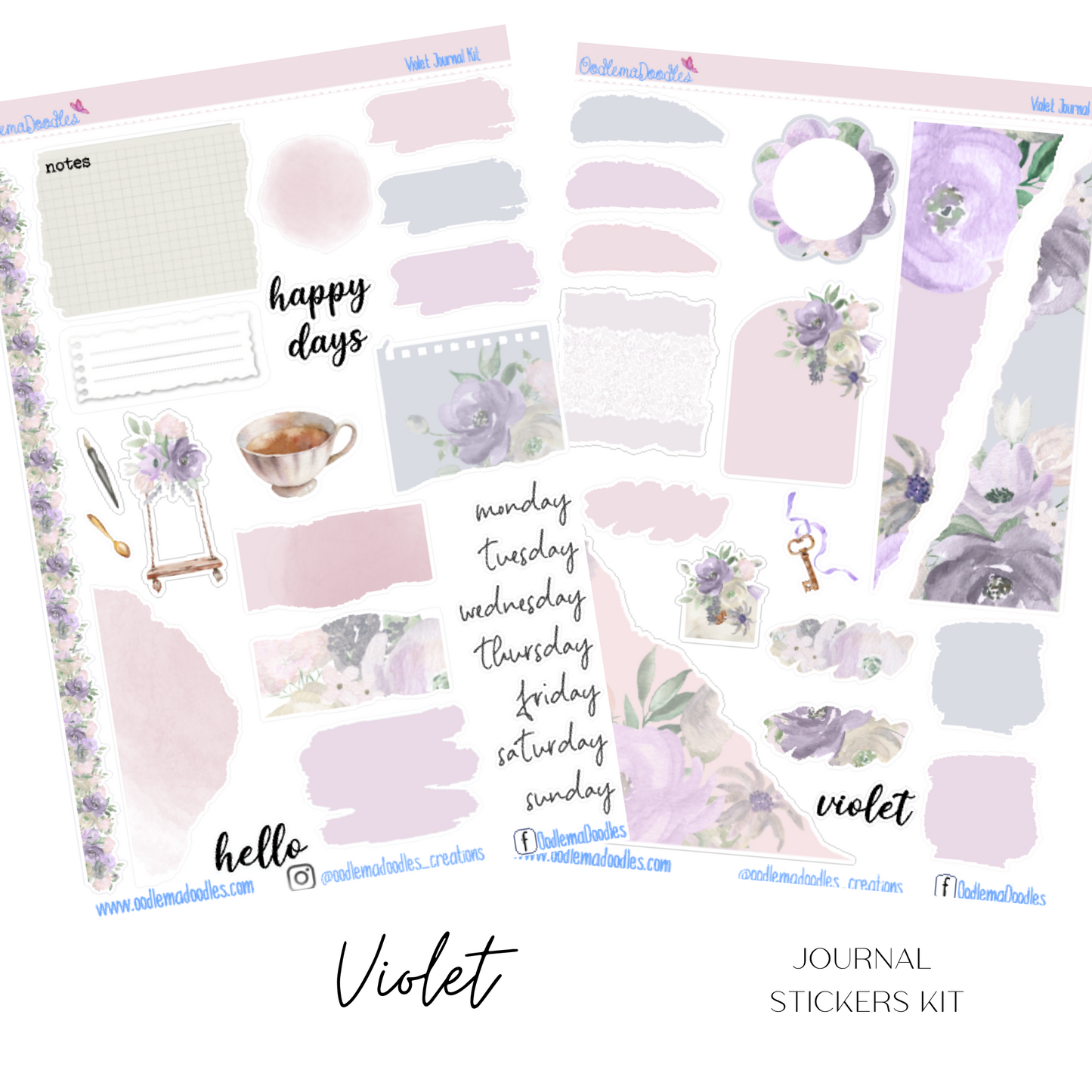 Violet Journal Set