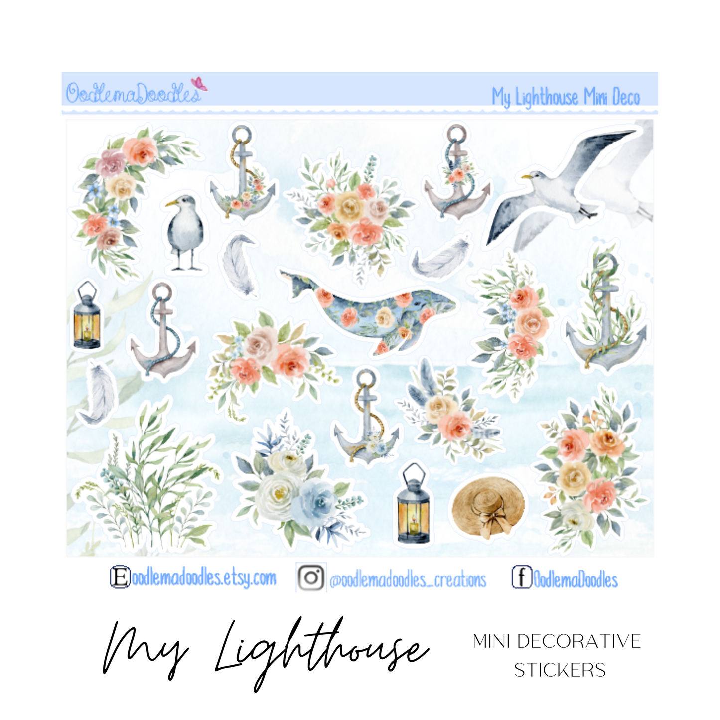 My Lighthouse Mini Decorative Stickers