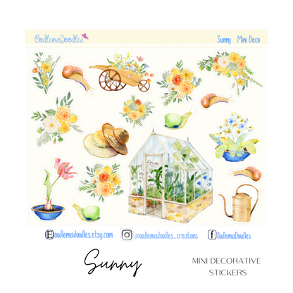 Sunny Mini Decorative Stickers