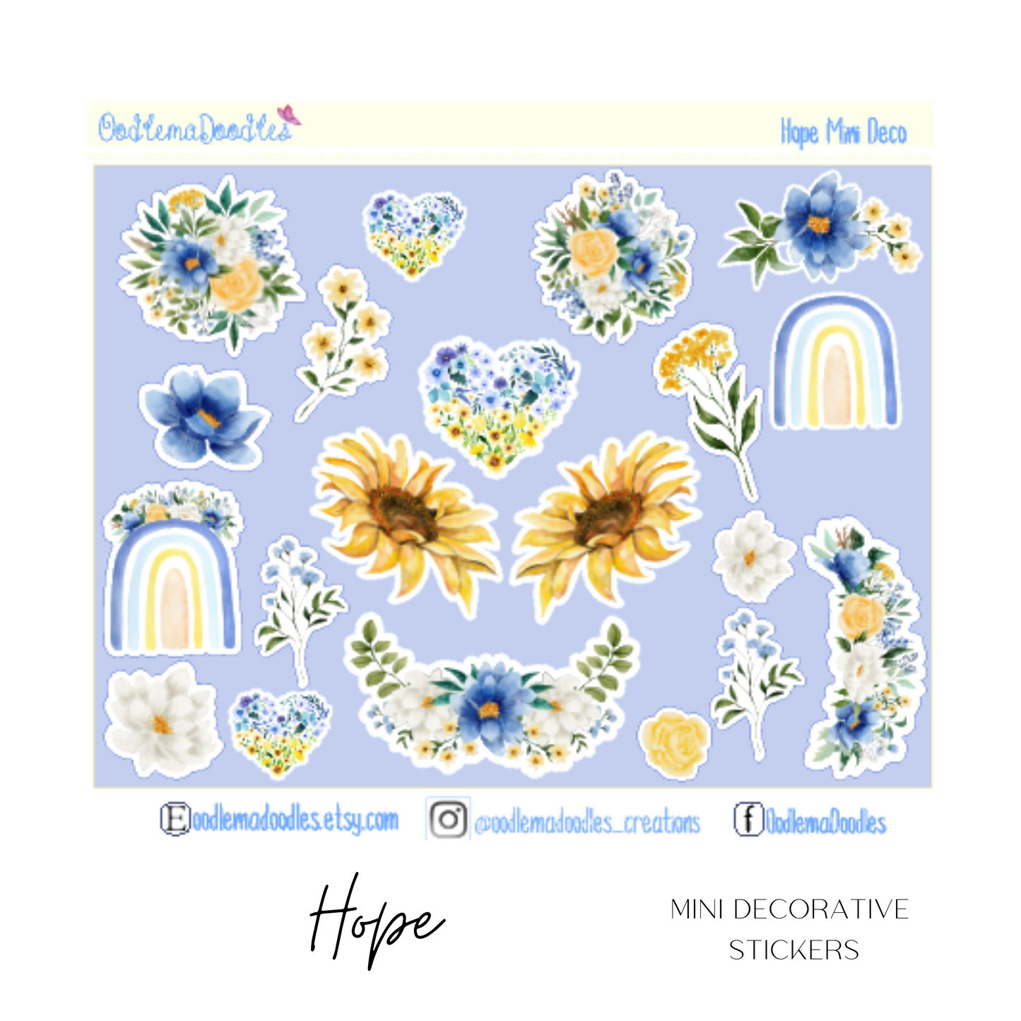 Hope Mini Decorative Stickers
