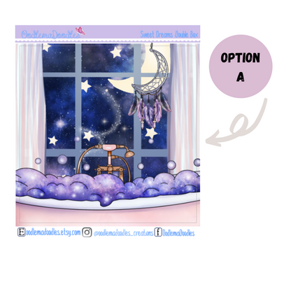 Sweet Dreams Decorative Double Box Sticker