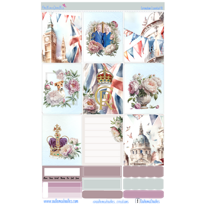 Coronation Essential Planner Sticker Kit