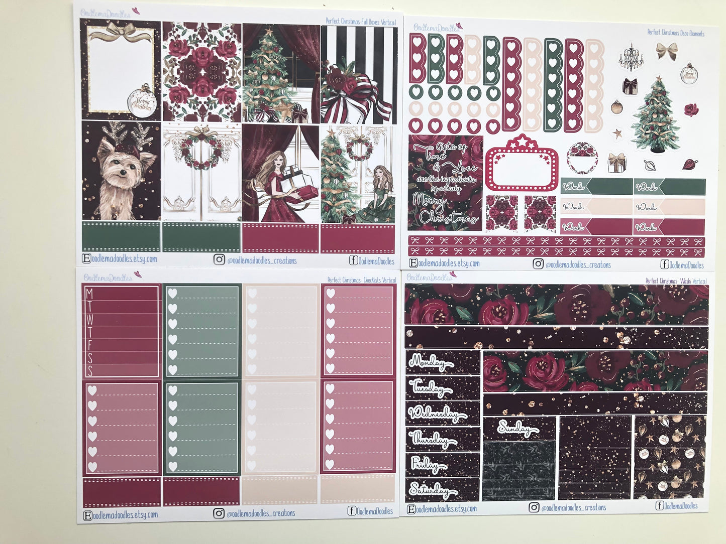 Perfect Christmas Vertical Weekly Kit
