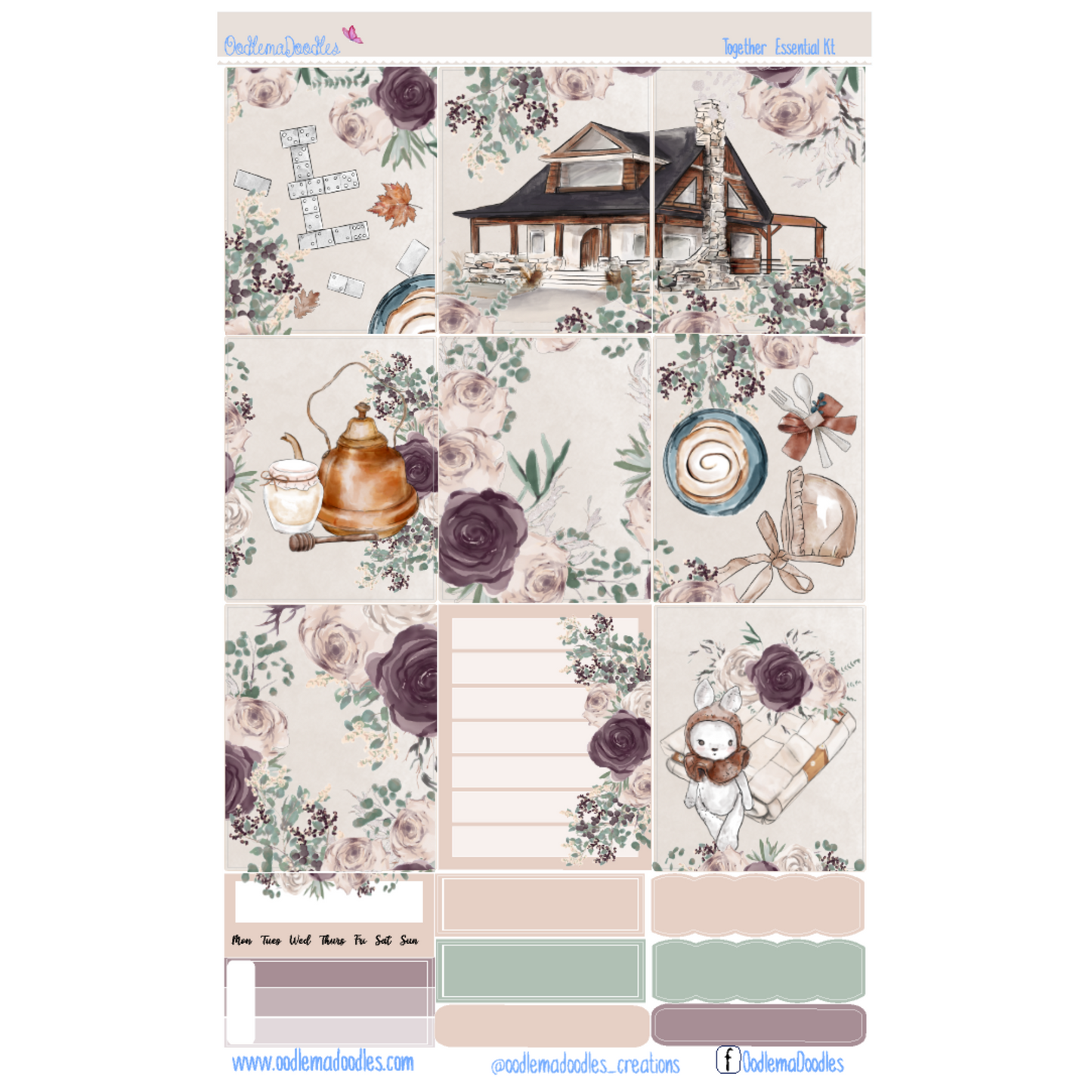 Together Essential Planner Sticker Kit